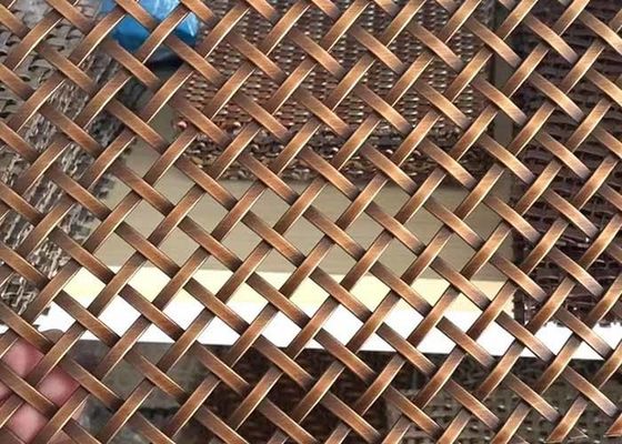 Serbaguna 2mm Ketebalan Dekoratif kawat kisi untuk kabinet dan dekorasi arsitektur 31% Open Area
