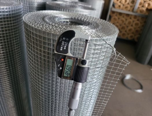 2.5-25cm Lubang Galvanized Welded Wire Mesh Panel 1 12 Inch By 1 Inch