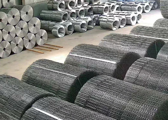 Hot Dip Galvanized Pipeline Reinforced Mesh Anti Korosi Tugas Berat