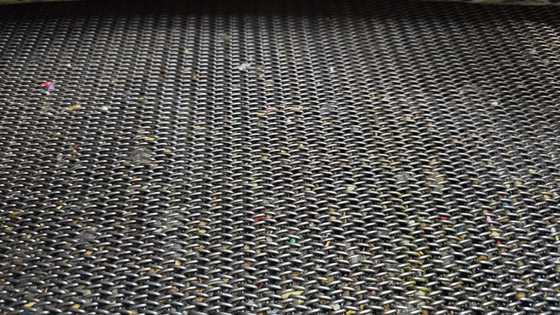 Sabuk Anyaman Seimbang Baja Tahan Karat 304 Kawat Spiral 0.8mm