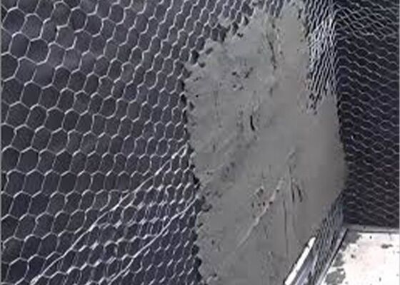 Kawat Heksagonal Digunakan Sebagai Jaring Plester Untuk Memperkuat Atap dan Dinding