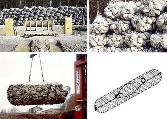 Tas Gabion - Kantong Batu Silinder Tahan Korosi