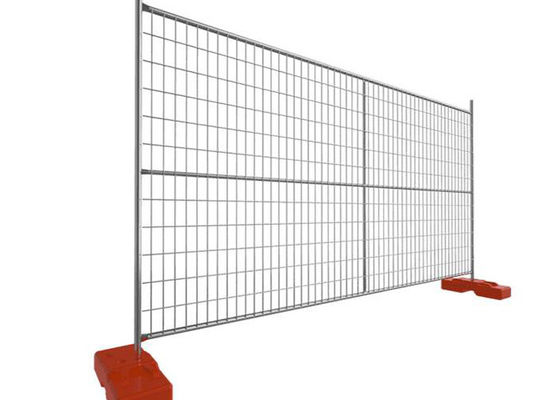 4mm Hot Dip Galvanized Temporary Fence Panel Frame Bulat 42 Mikron