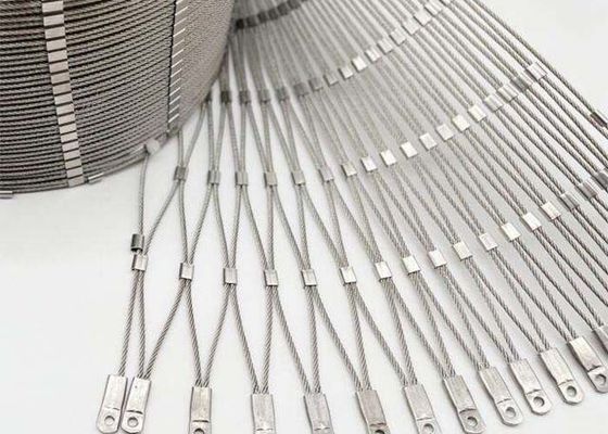 Jaring Tali Arsitektur Untuk Fasad Bangunan, Jala Pengisi Railing, Pagar, Jaring Kebun Binatang, Jaring Pengaman Perimeter Dek Heli