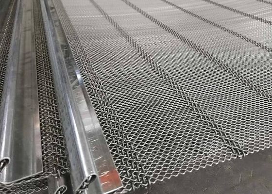 Steel Wire Support Strip Self-cleaning Screen Mesh Dengan Kurang Plugging dan Blinding