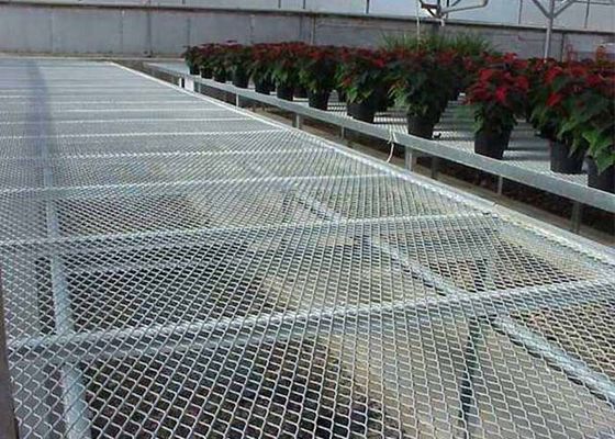 Jaring Logam Ekspansi Baja Tahan Karat Panjang 2'–10' Luas Terbuka 34%–70%