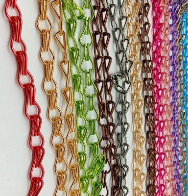 Ketahanan tinggi dan penampilan halus Dekoratif Wire Mesh dengan bahan aluminium ringan