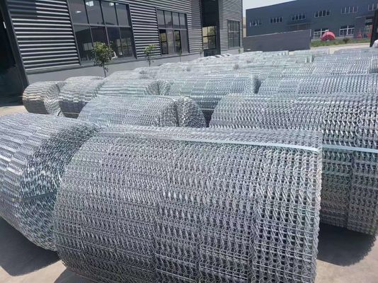 Hot Dip Galvanized Coating Pipeline Reinforced Mesh ASTM A185 Standar Pelaksanaan