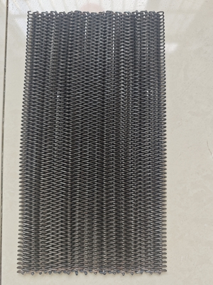 Baja Tahan Karat 304 Dengan Kawat Spiral 0.8mm Sabuk Anyaman Seimbang