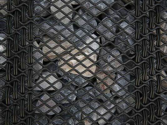 Stainless Steel Heavy Duty Wire Mesh Mining Mesh Screen awet untuk aplikasi pengolahan mineral
