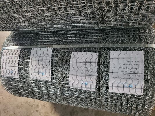 Hot Dip Galvanized Coating Pipeline Reinforced Mesh ASTM A185 Standar Pelaksanaan