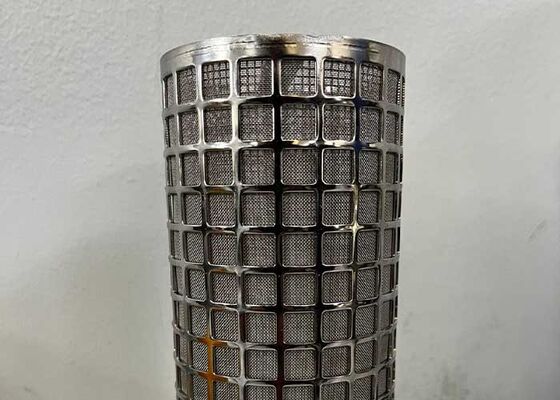 Silinder Filter Multilayer Stainless Steel 316 Digunakan Untuk Menyaring Zat Berminyak